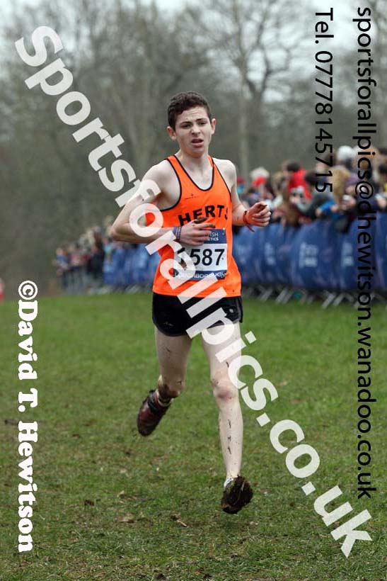 Boys under-15s Inter Counties Cross Country, Prestwold Hall, Loughborough. Photo: David T. Hewitson/Sports for All Pics